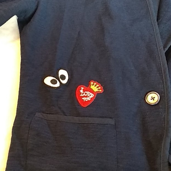 Freshman Juniors' Patch Knit Blazer - Picture 6 of 11